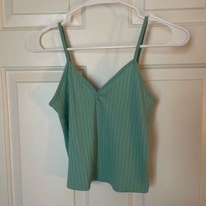 Light Green Cropped tank Top